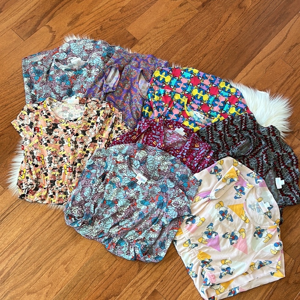 Lularoe 8 Girls Mae Dresses Sz 10